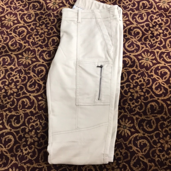 New York and company tan low rise cargo pants, 4. - Picture 2 of 2
